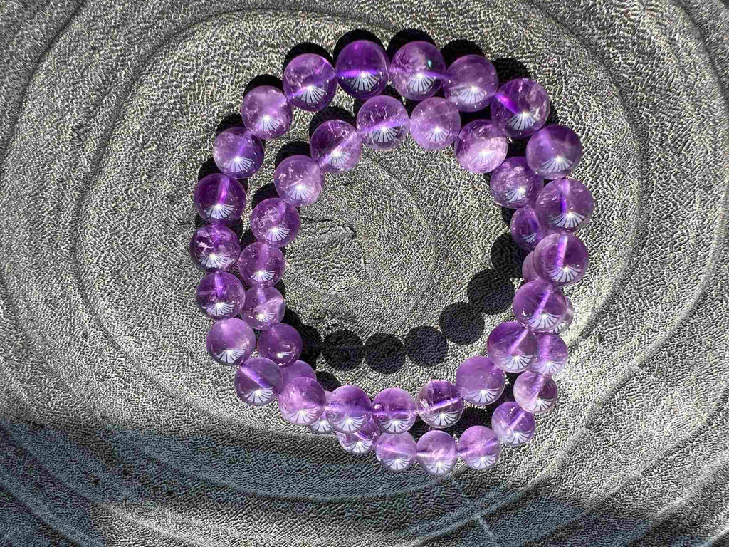 Natural crystal Amethyst bracelet Real gems stone bangle