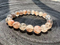Super seven Natural crystal bracelet Real gems stone bangle