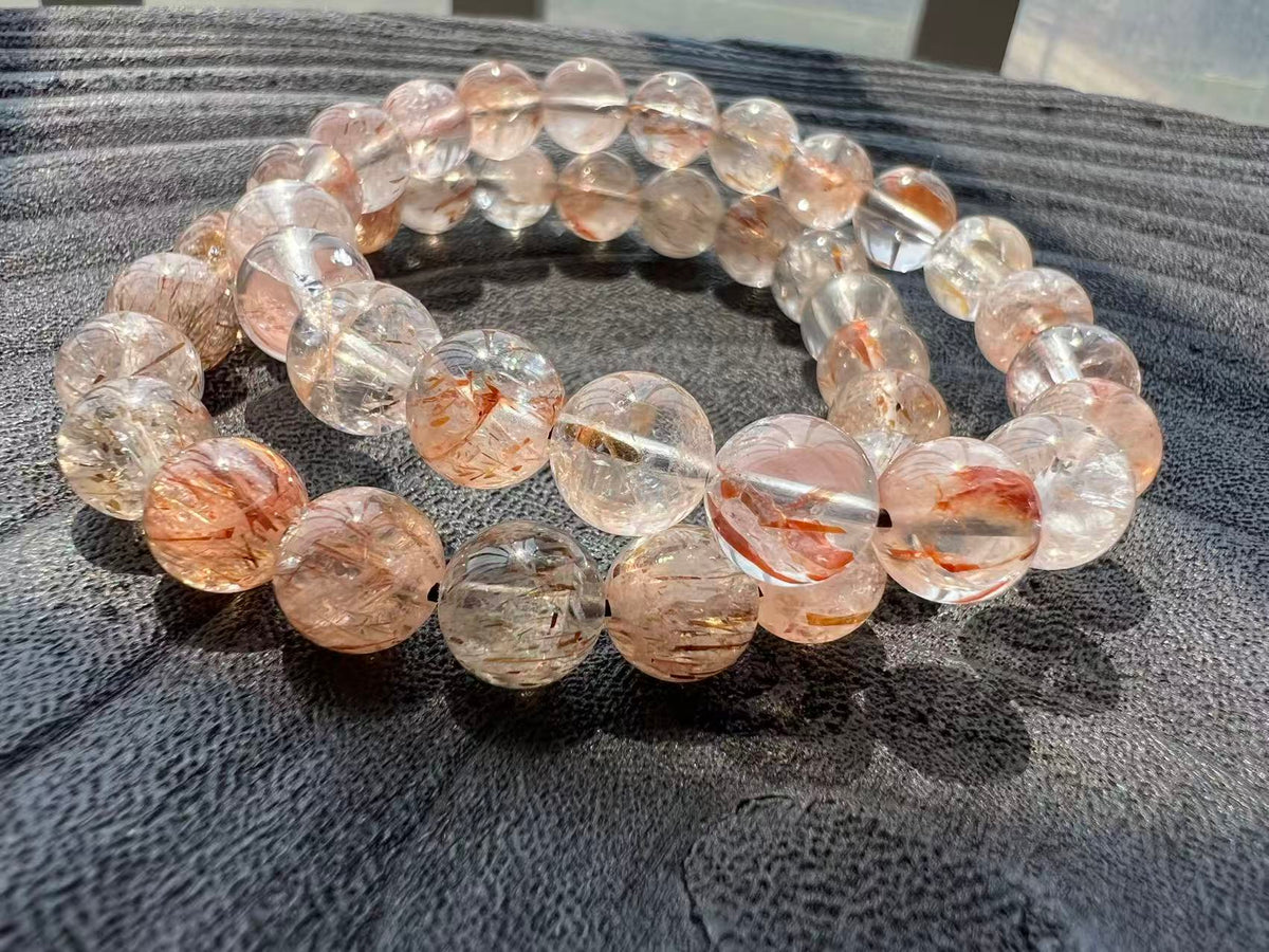 Super seven Natural crystal bracelet Real gems stone bangle