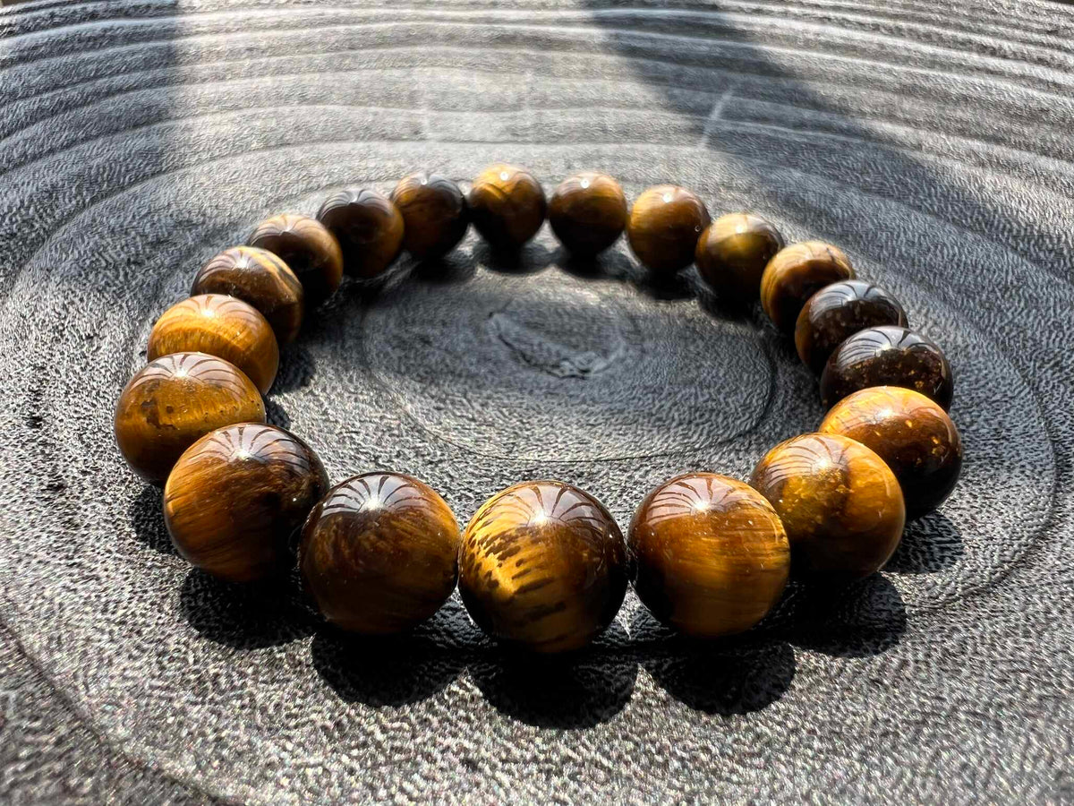 Natural crystal Tiger's eye bangle for men and women Energy Protection Crystal Real stone