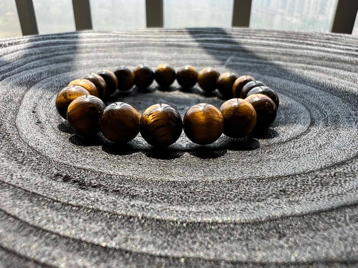 Natural crystal Tiger's eye bangle for men and women Energy Protection Crystal Real stone